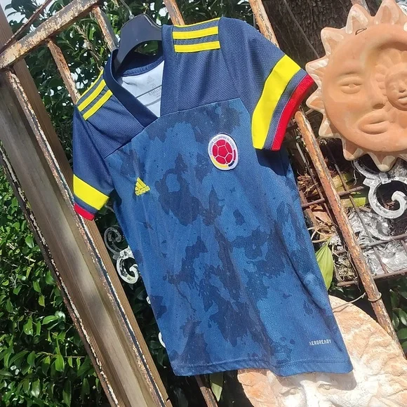 Adidas Kids' Blue Soccer Jersey US Sz 26/ Youth Small